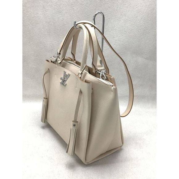 Louis Vuitton Lock Me Leather Ivory Shoulder Bag - Picture 2 of 5